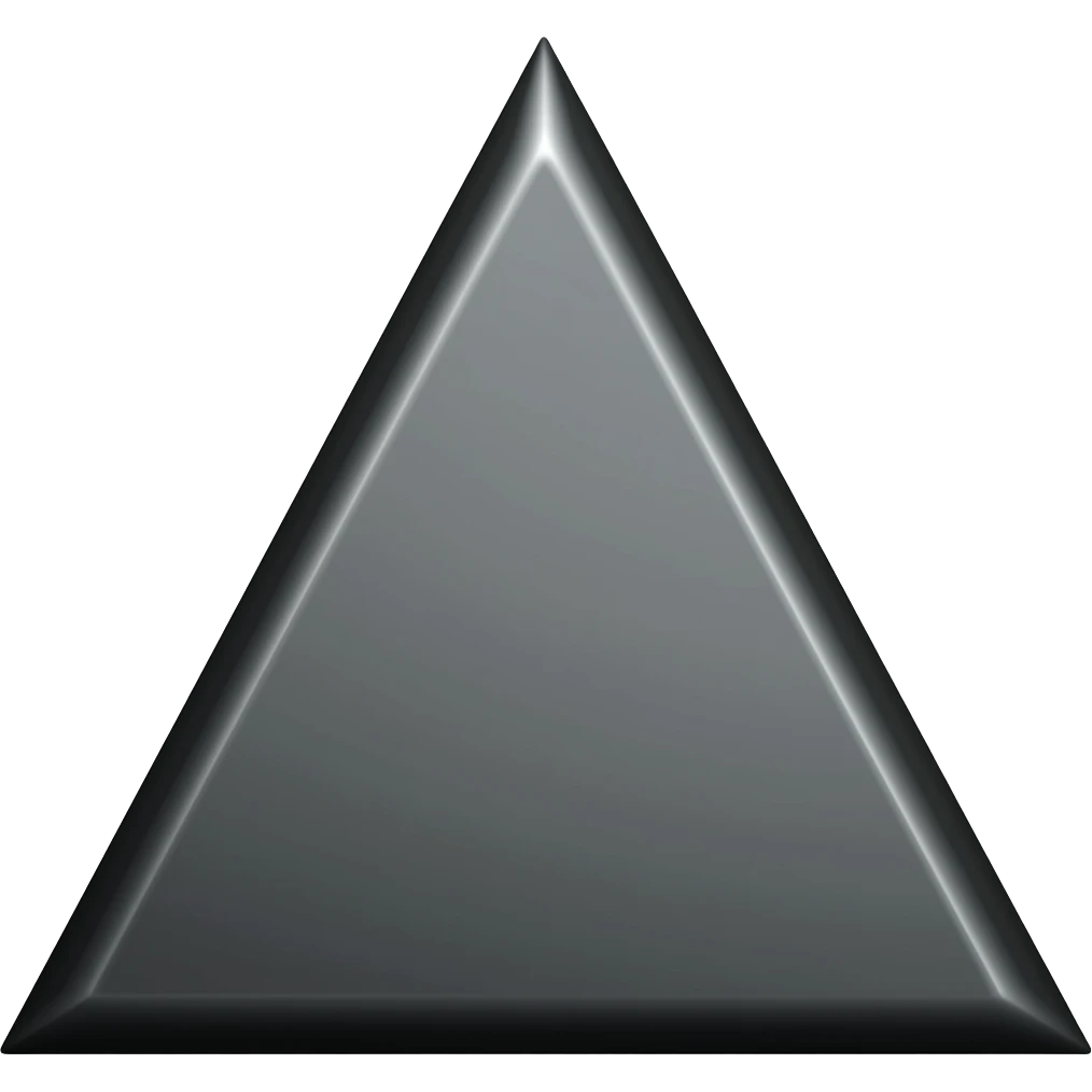 Black triangle emoji
