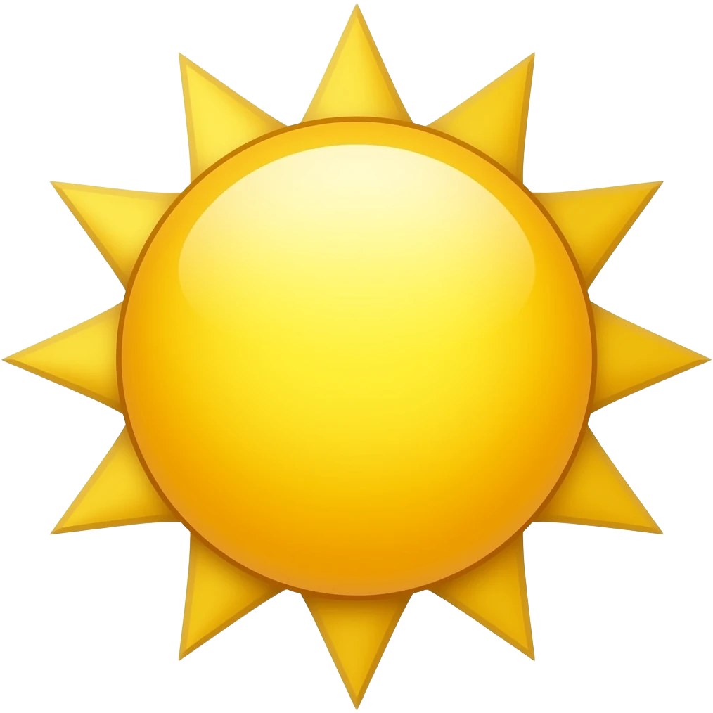 Sun emoji