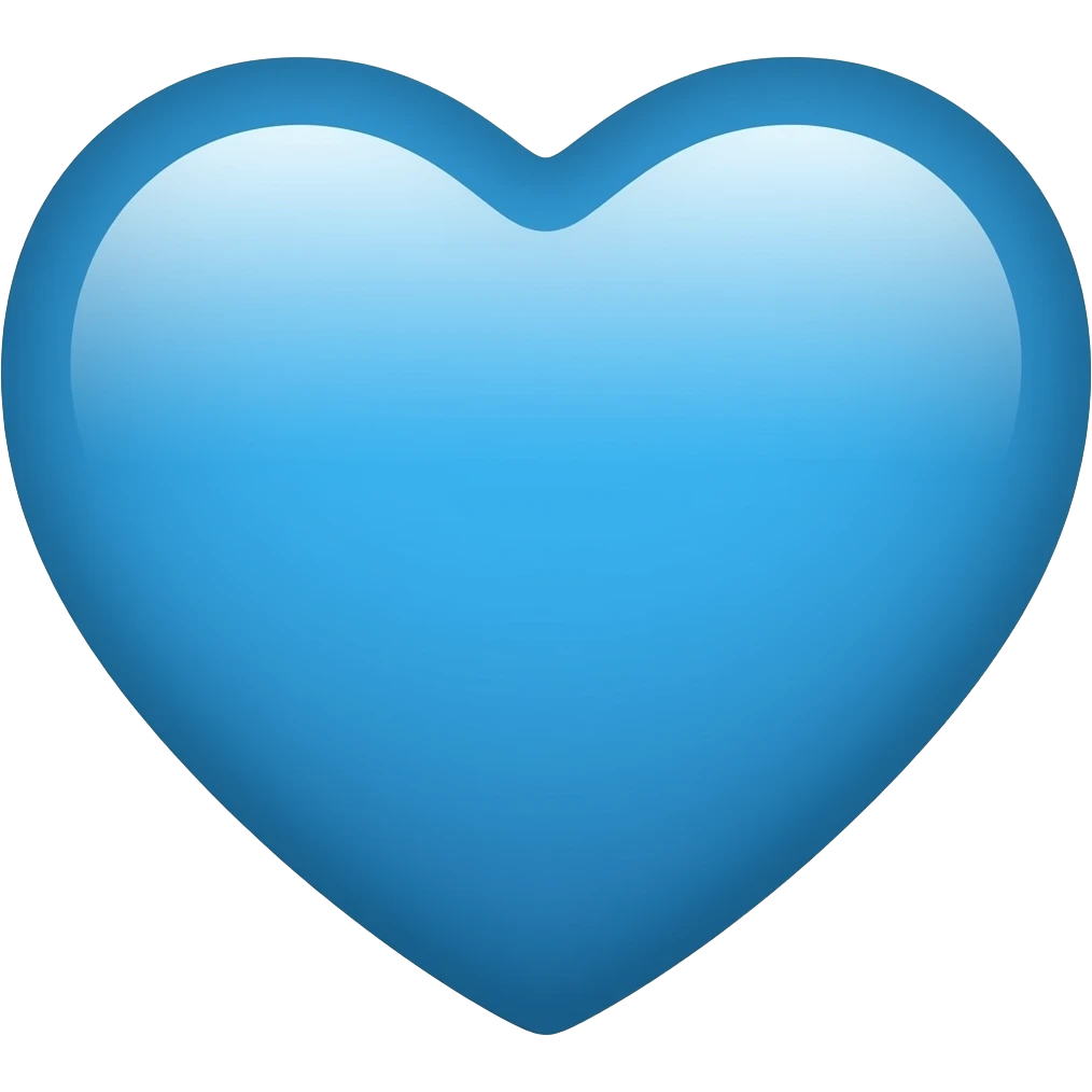 BLUE HEART emoji