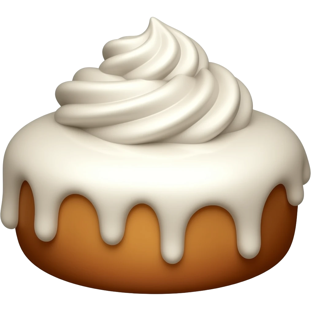 White Icing emoji