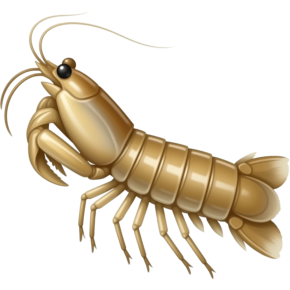 Создай эмодзи креветки богомола emoji