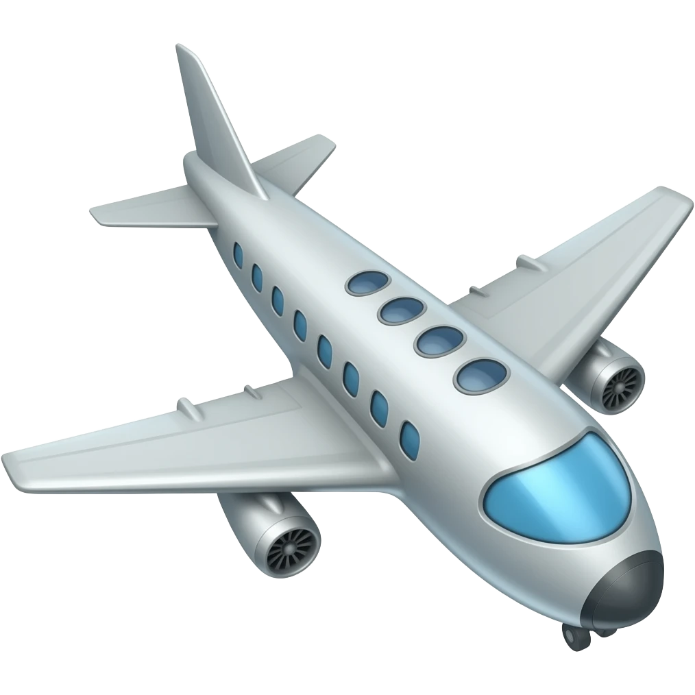 Plane is flying emoji