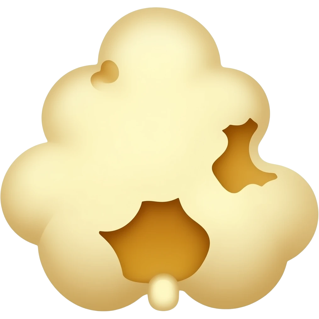 Popcorn (normal) one only emoji
