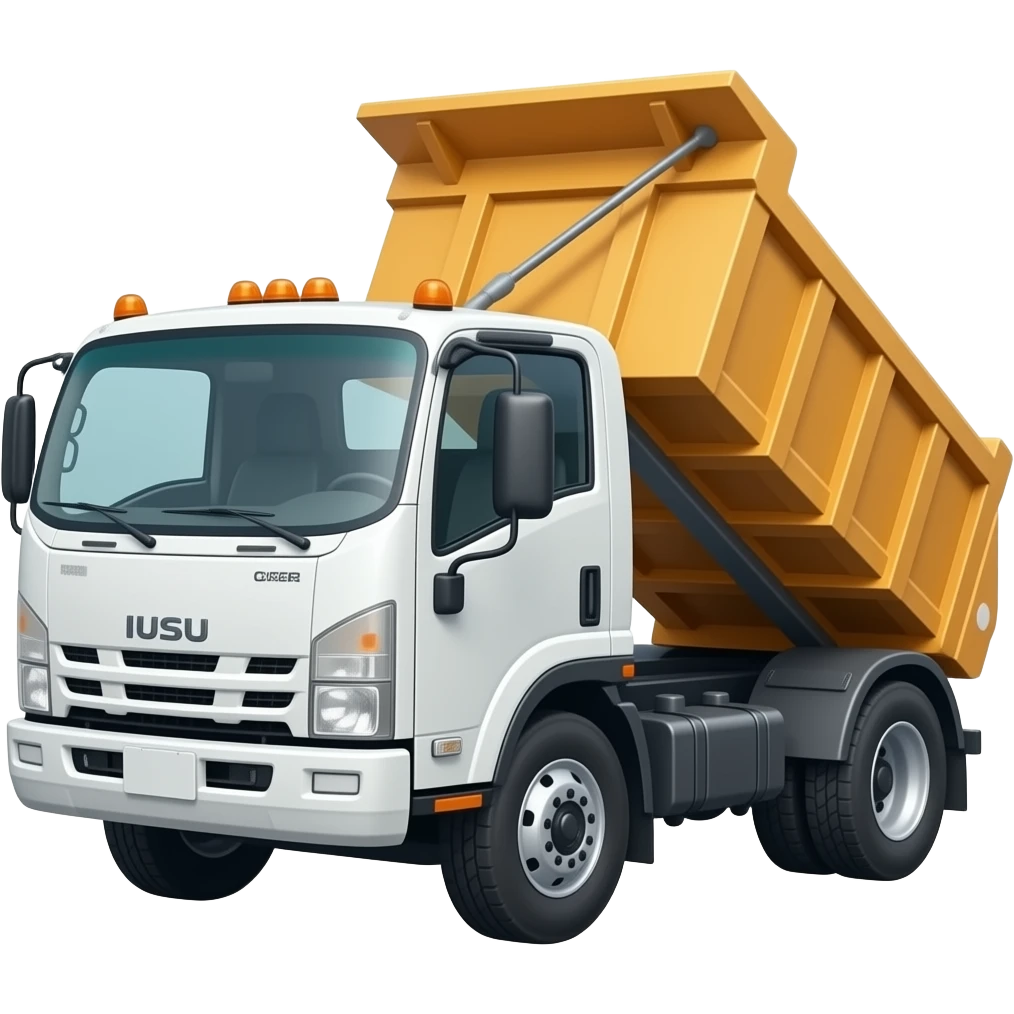 isuzu nrr with small dumping back emoji