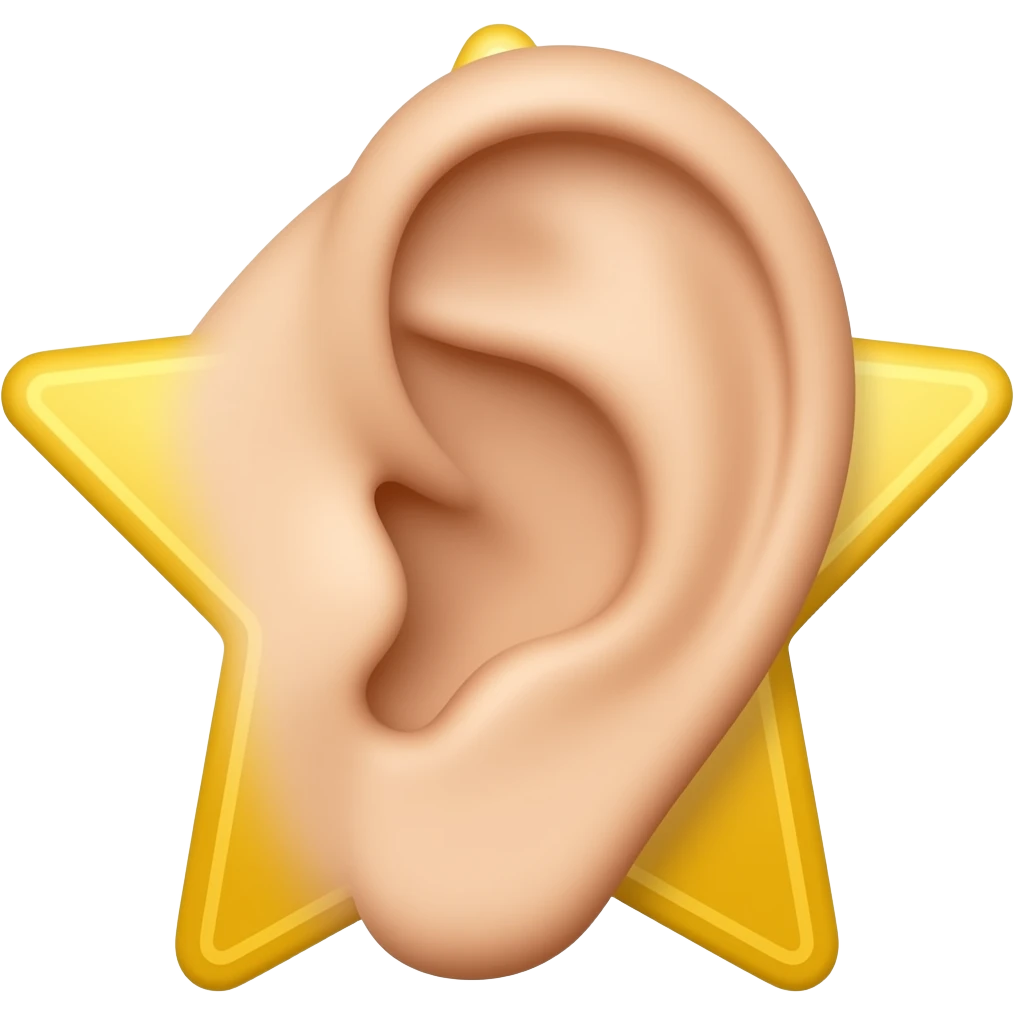 Ear star emoji