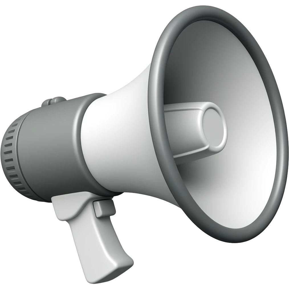 megaphone emoji