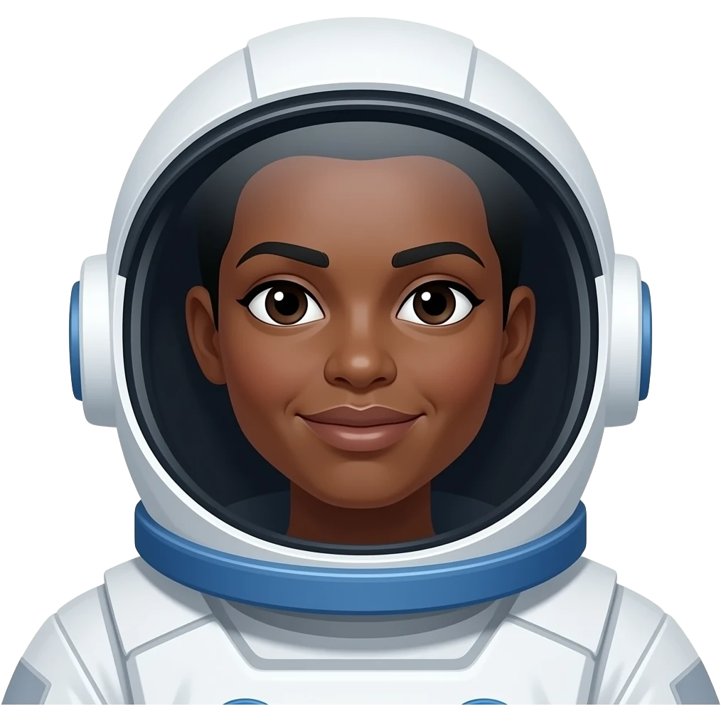 black woman Astronauts emoji