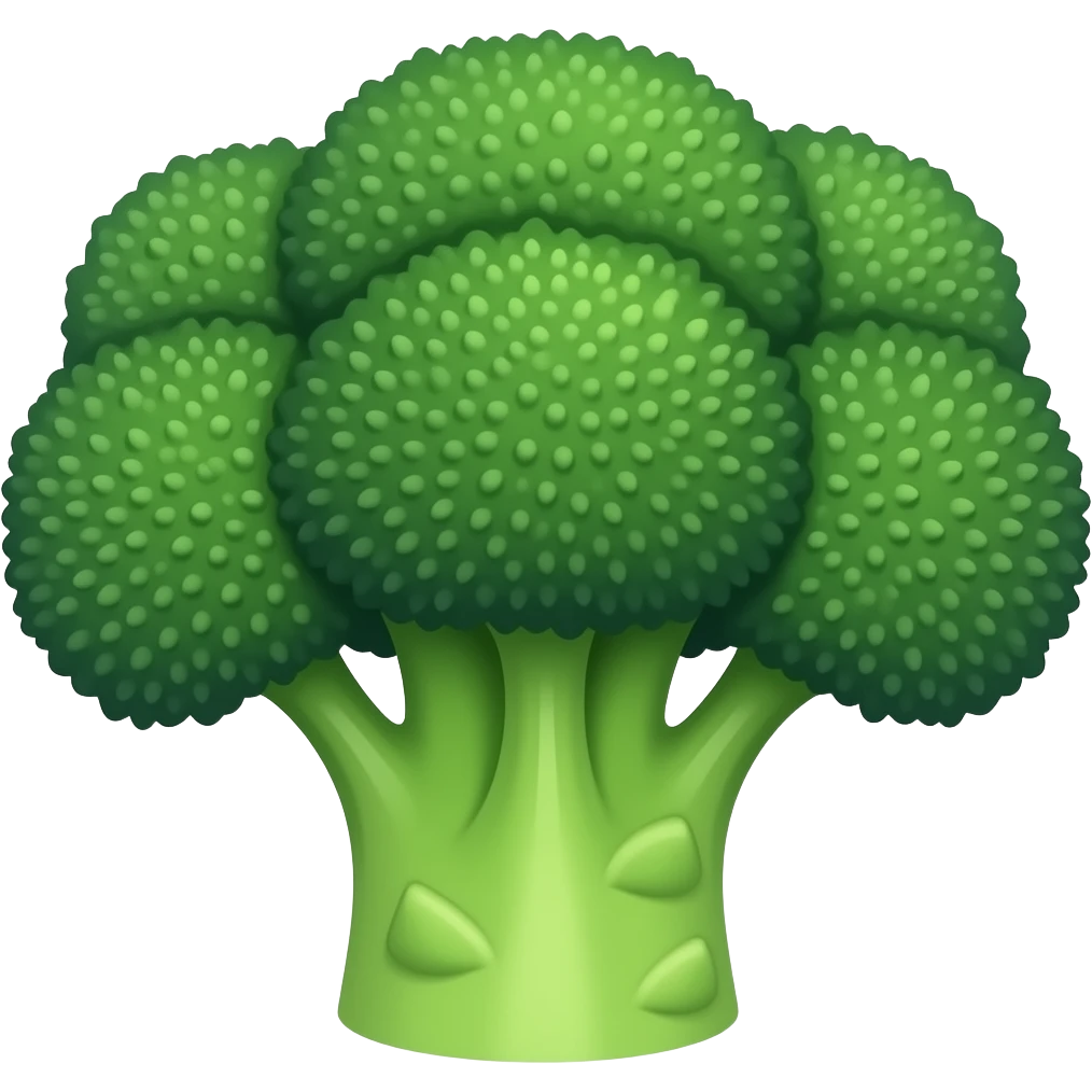 Broccoli cinematic realistic emoji