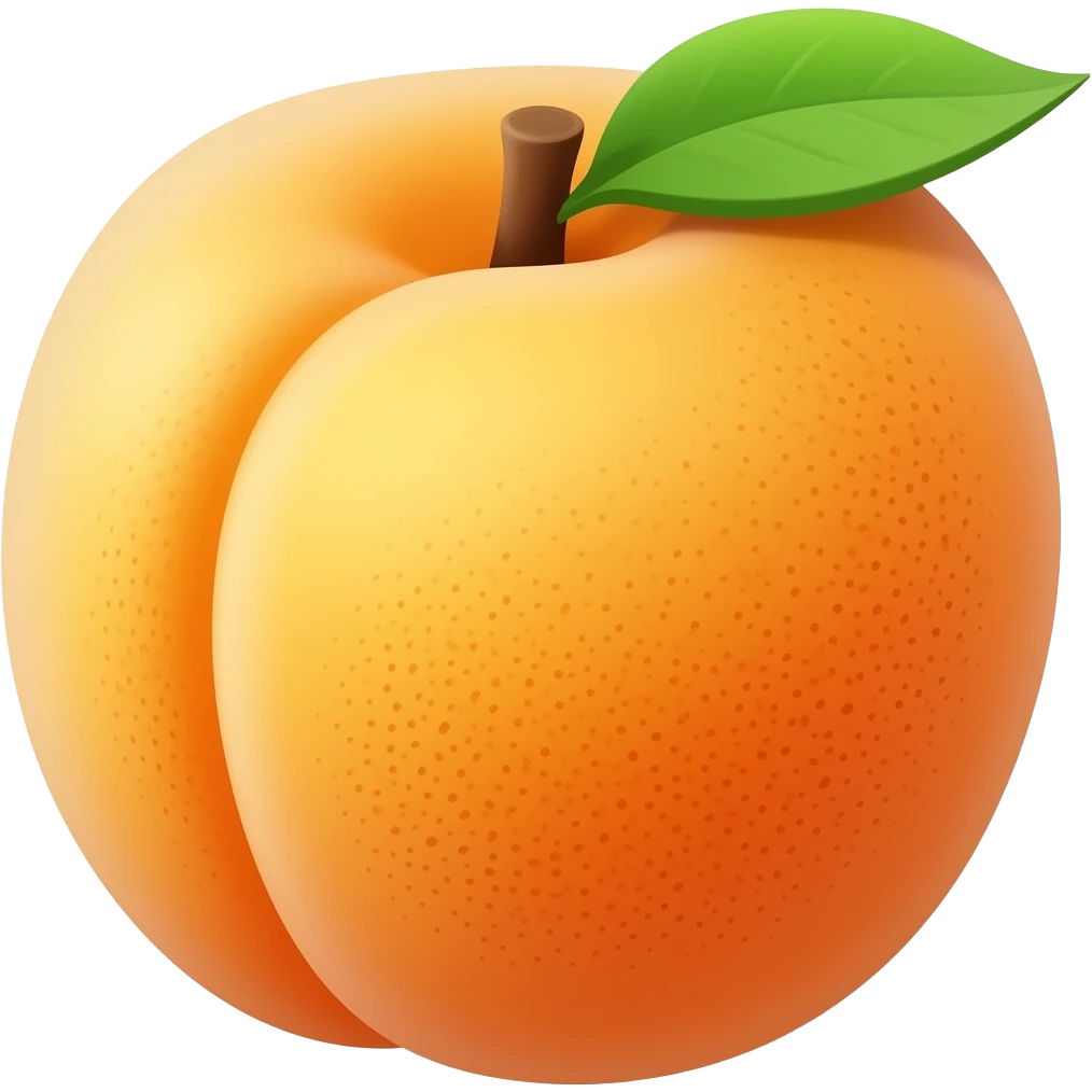 Apricot emoji