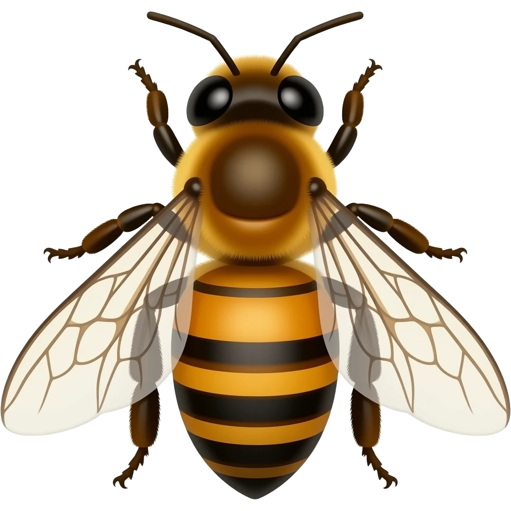 Female bee emoji