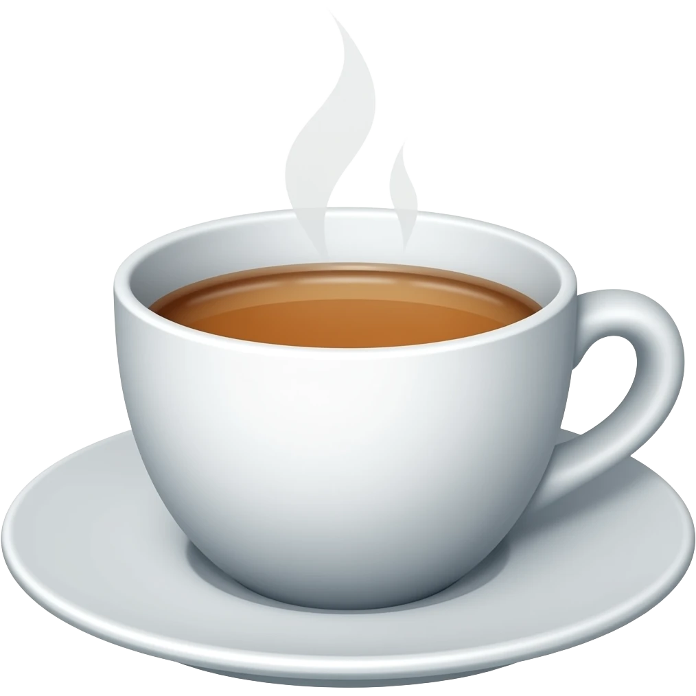 Bardakta çay emoji