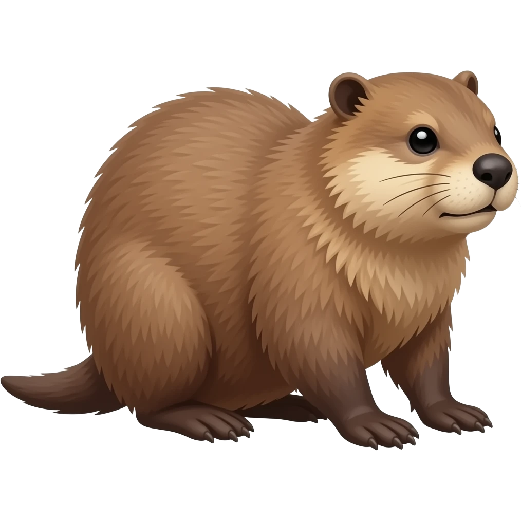 North American beaver emoji
