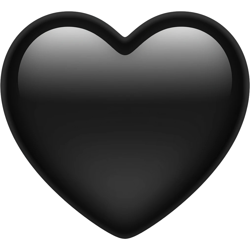 𝖡𝗅𝖺𝖼𝗄 𝗁𝖾𝖺𝗋𝗍 emoji