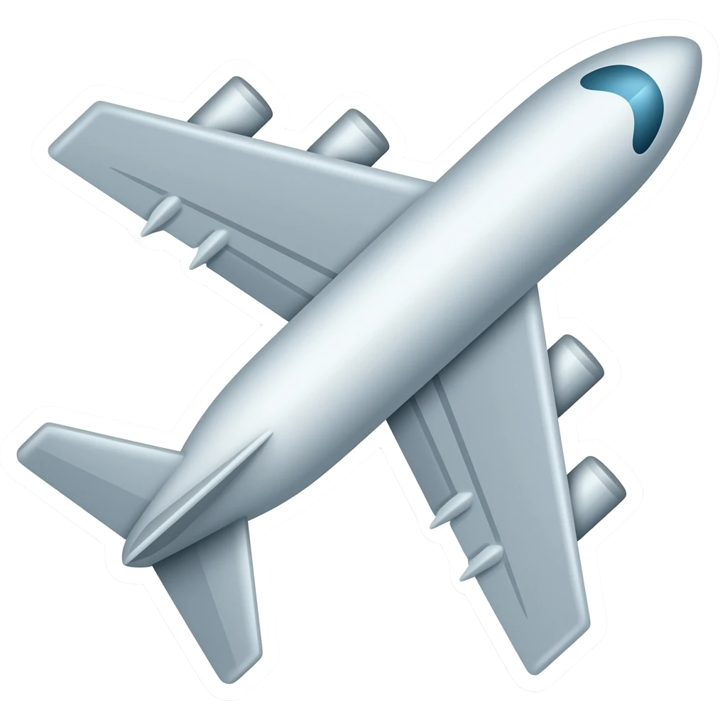 Sticker Avión emoji