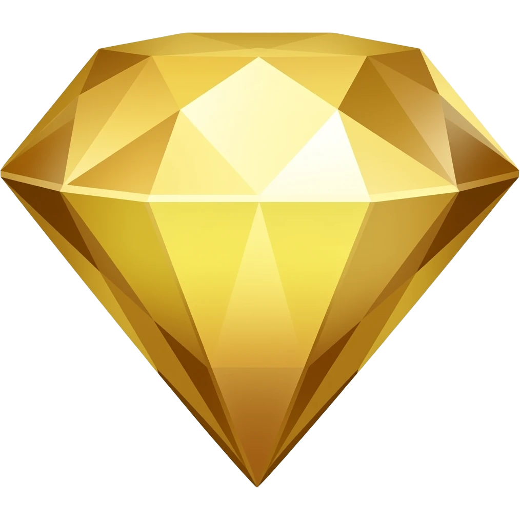 gold and diamonds emoji