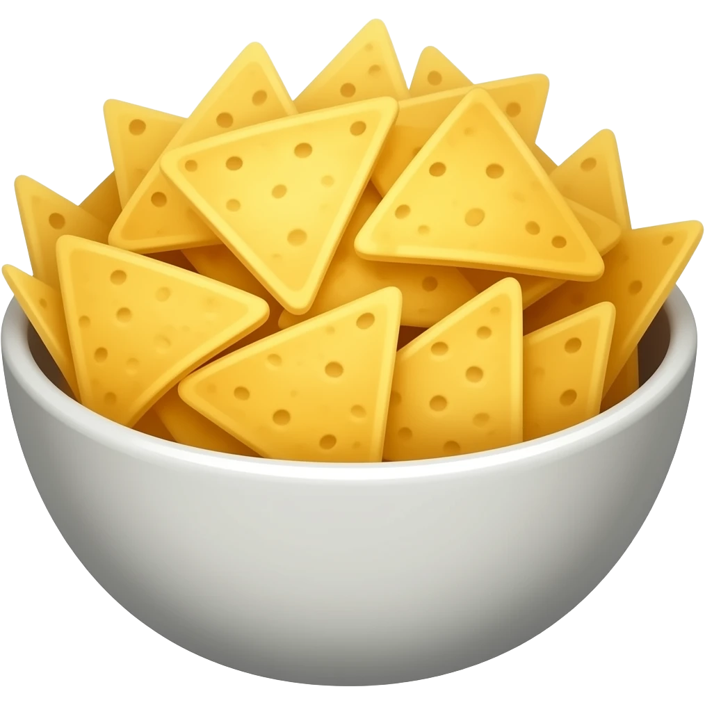 can you please make a bowl of nachos with cheese emoji