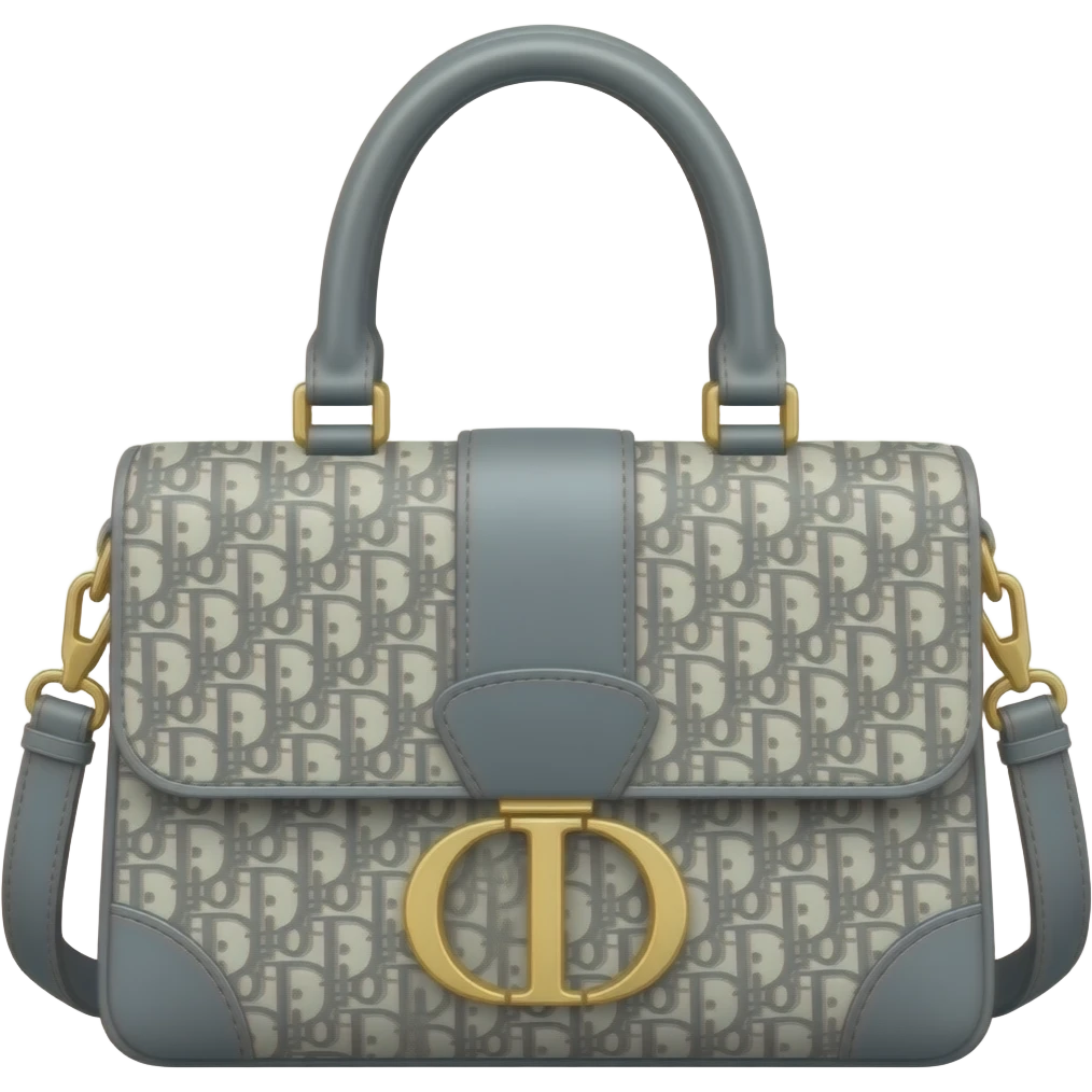 gray dior bag emoji