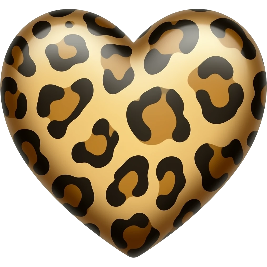 Cuore leopardato emoji