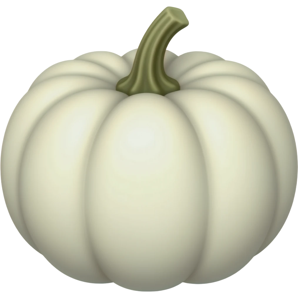 White pumpkin emoji