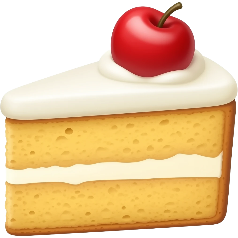 Sponge cake emoji