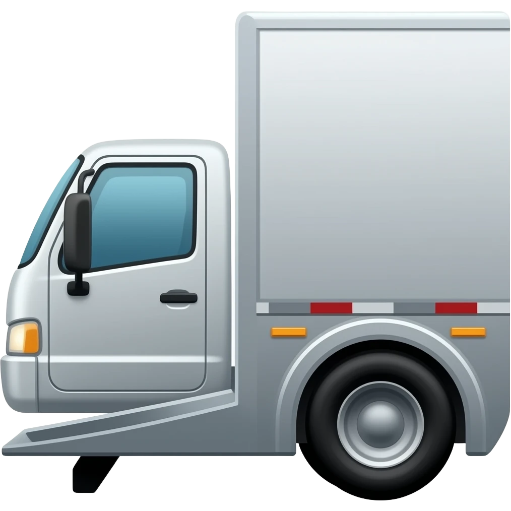 Car carrier Truck side emoji