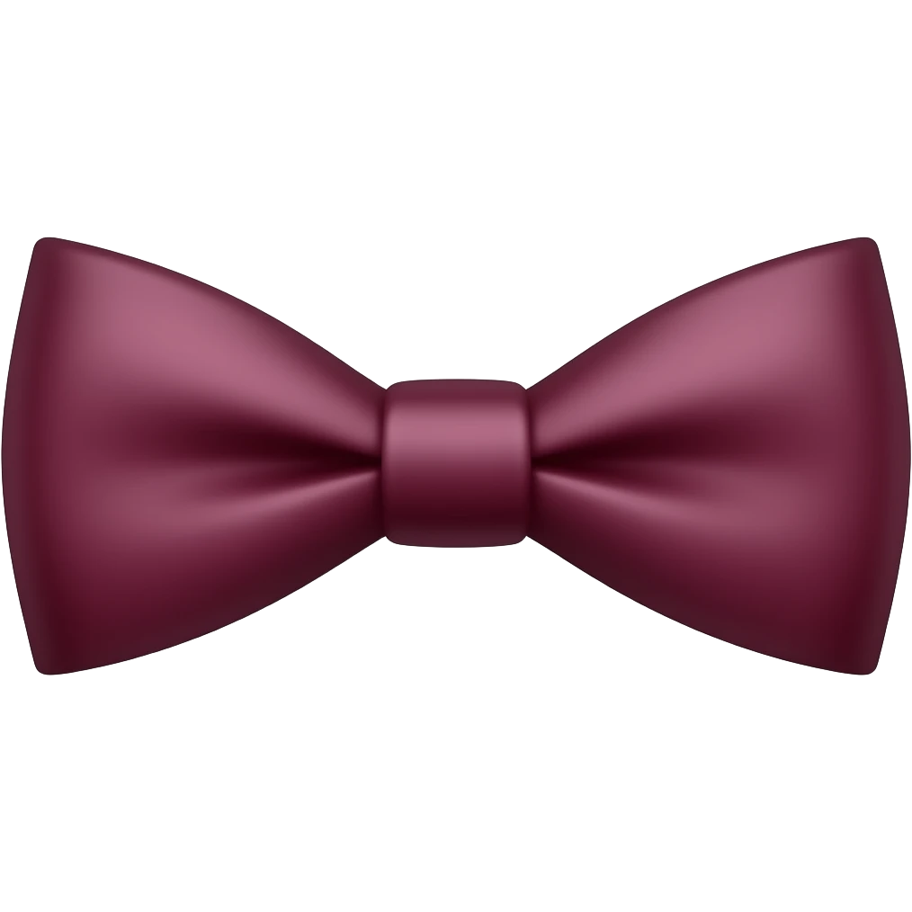 laço bordô emoji