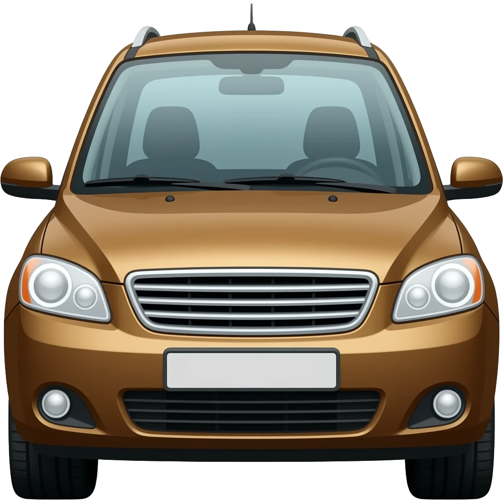 brown car emoji