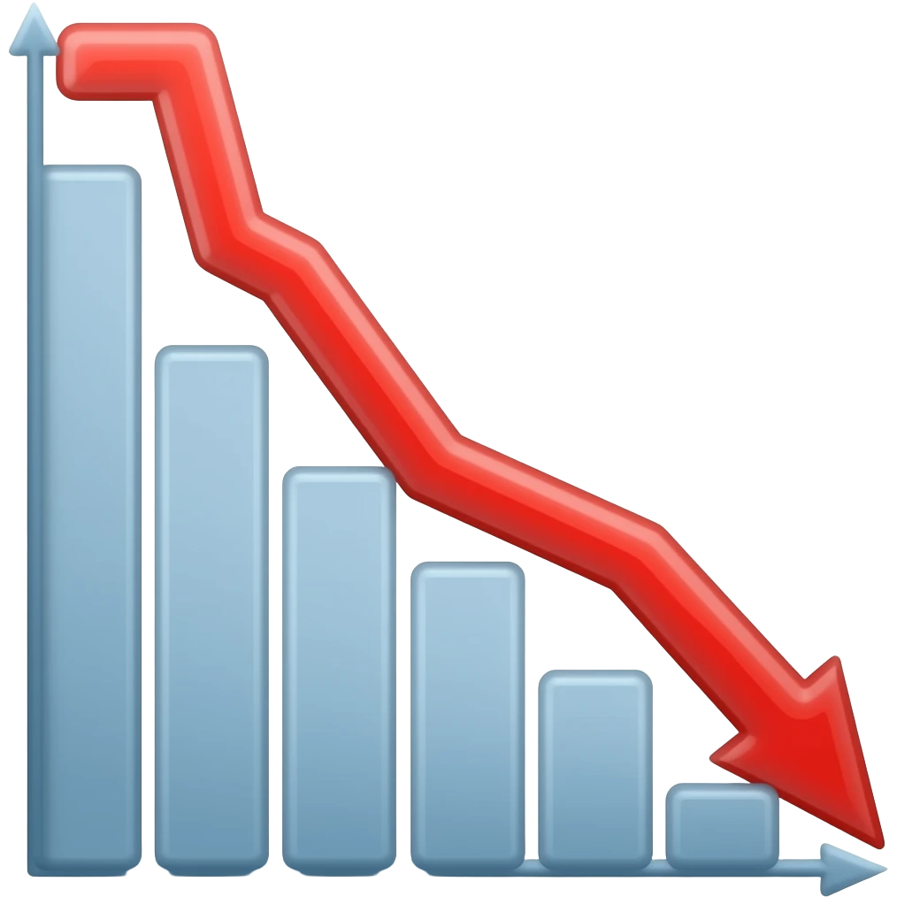 downward chart emoji
