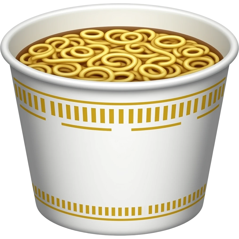 cup noodles emoji