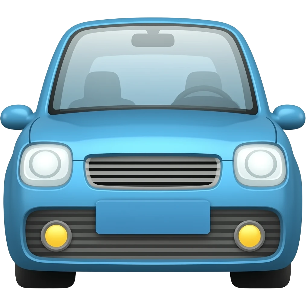 blue car emoji