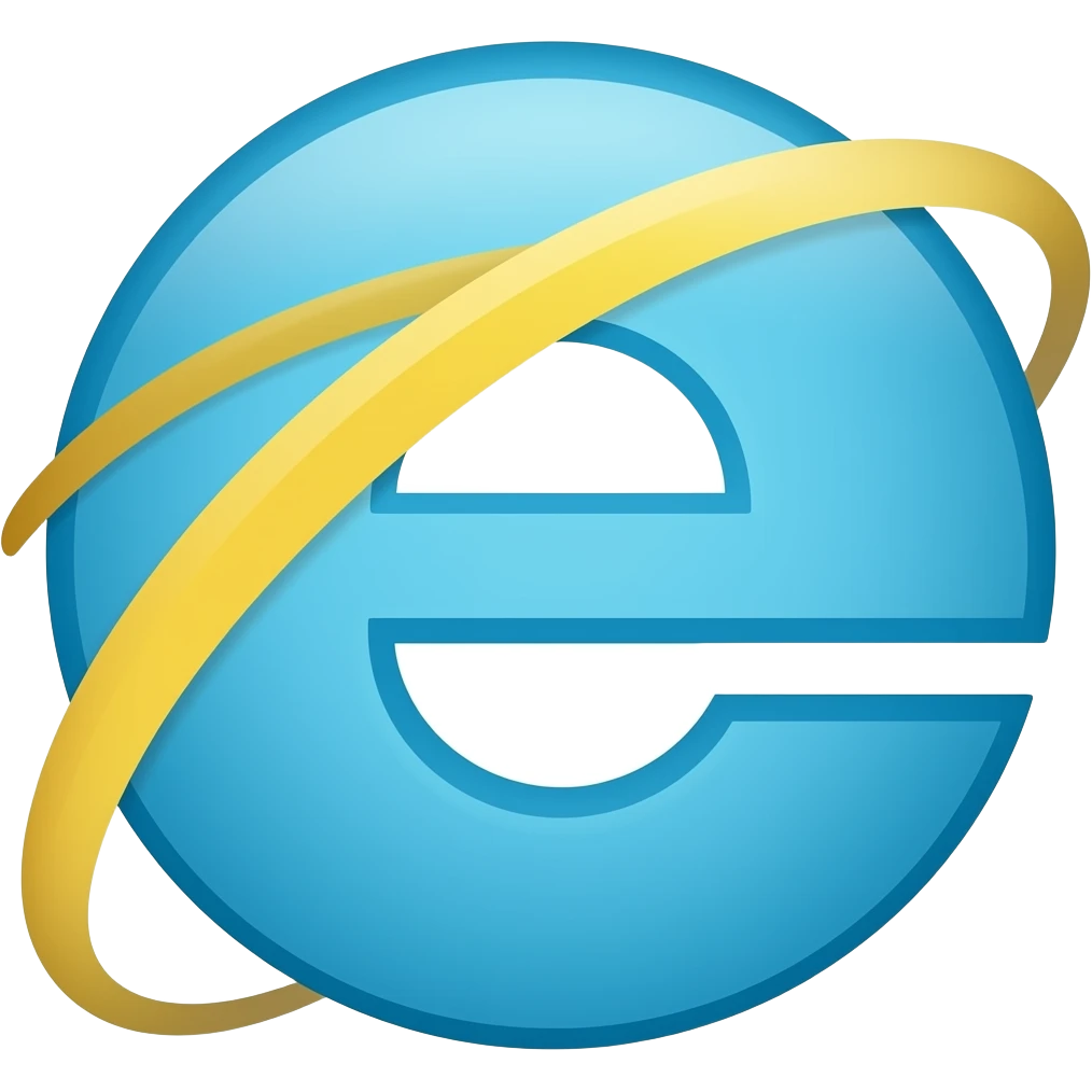 INTERNET EXPLORER logo emoji