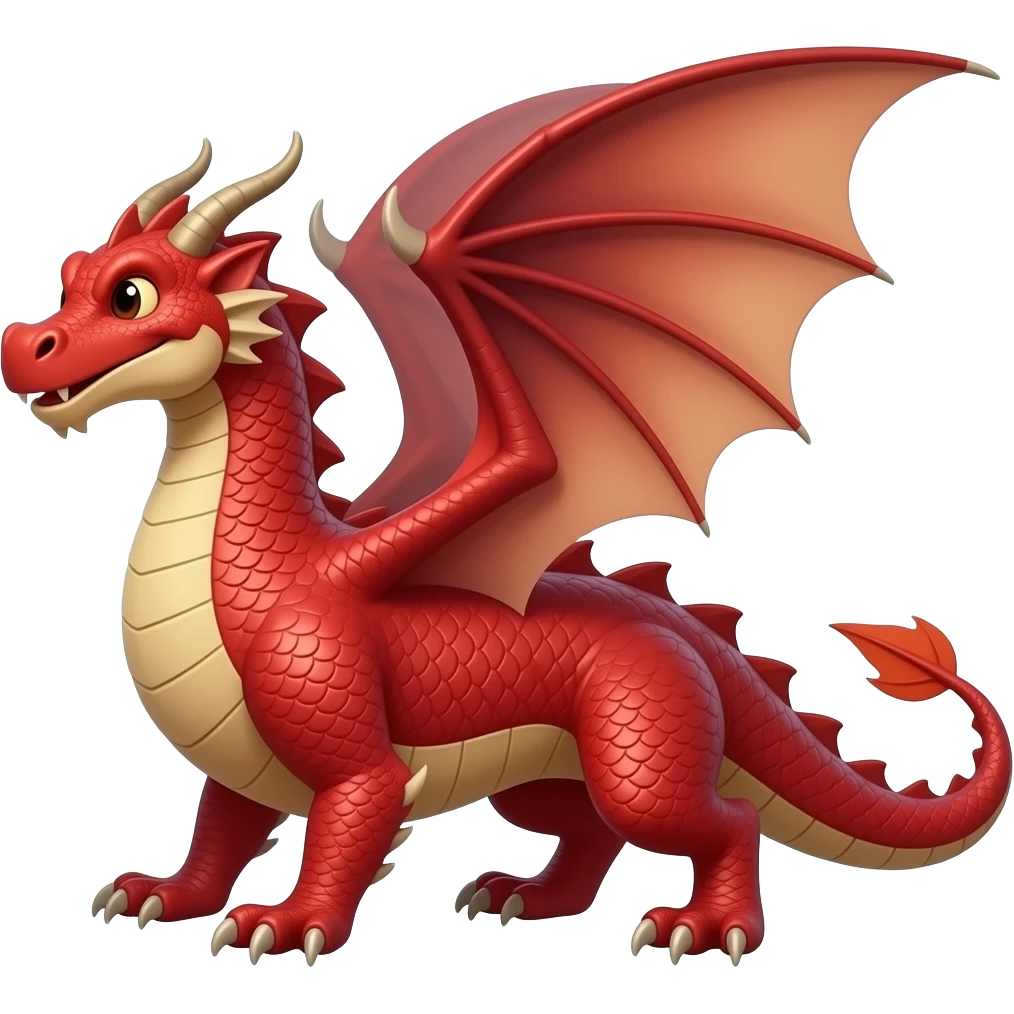 Dragon rojo emoji