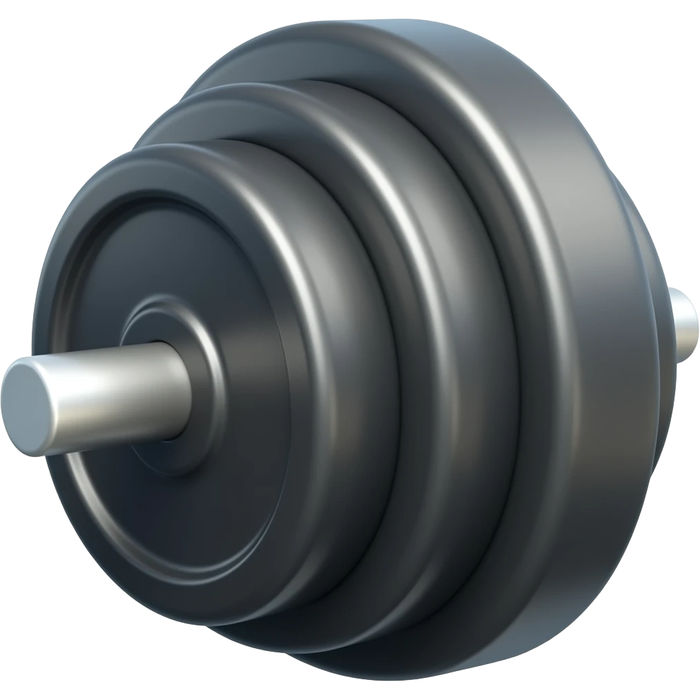 barbell eleiko both sides iphone style one emoji