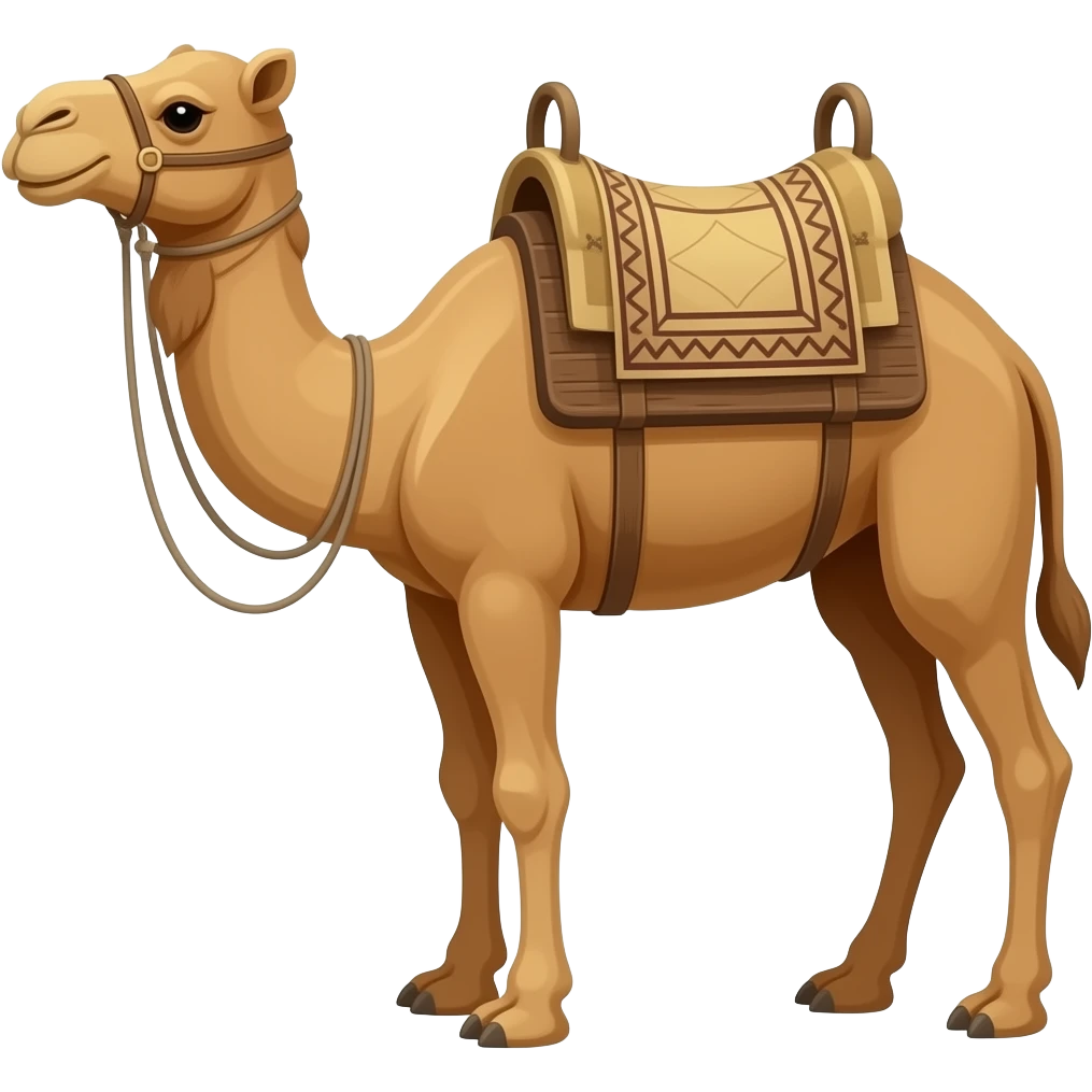bepackte Kamele emoji
