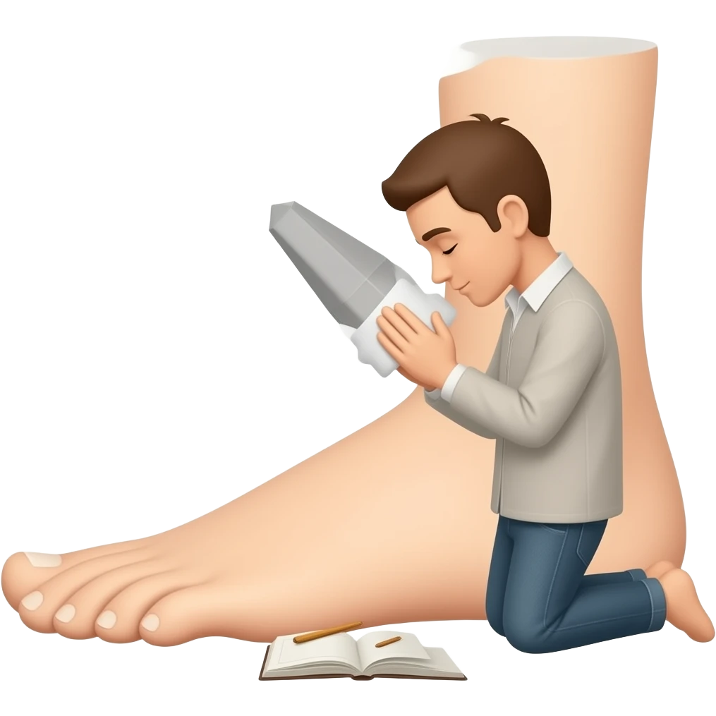 Foot worship emoji