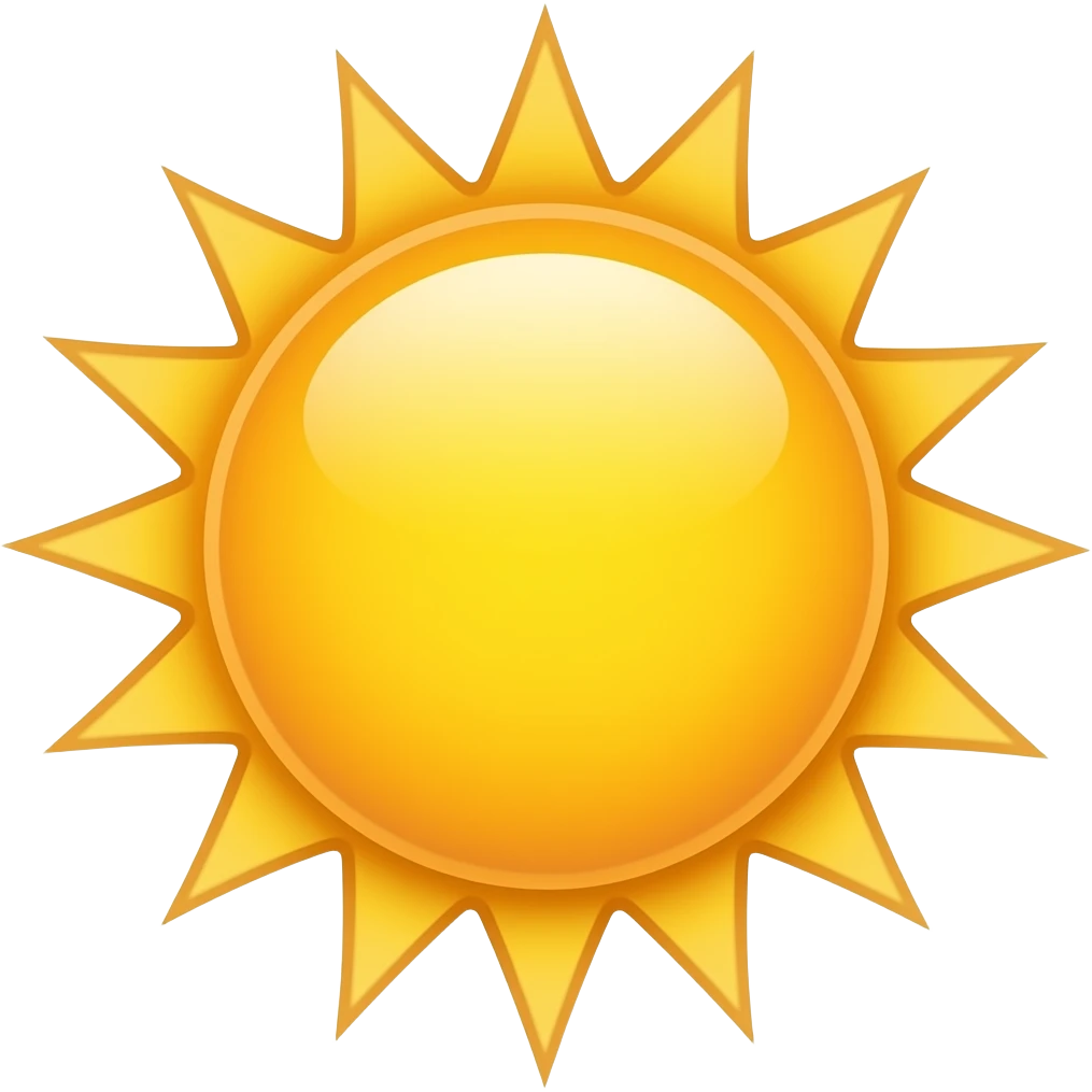 Sun emoji