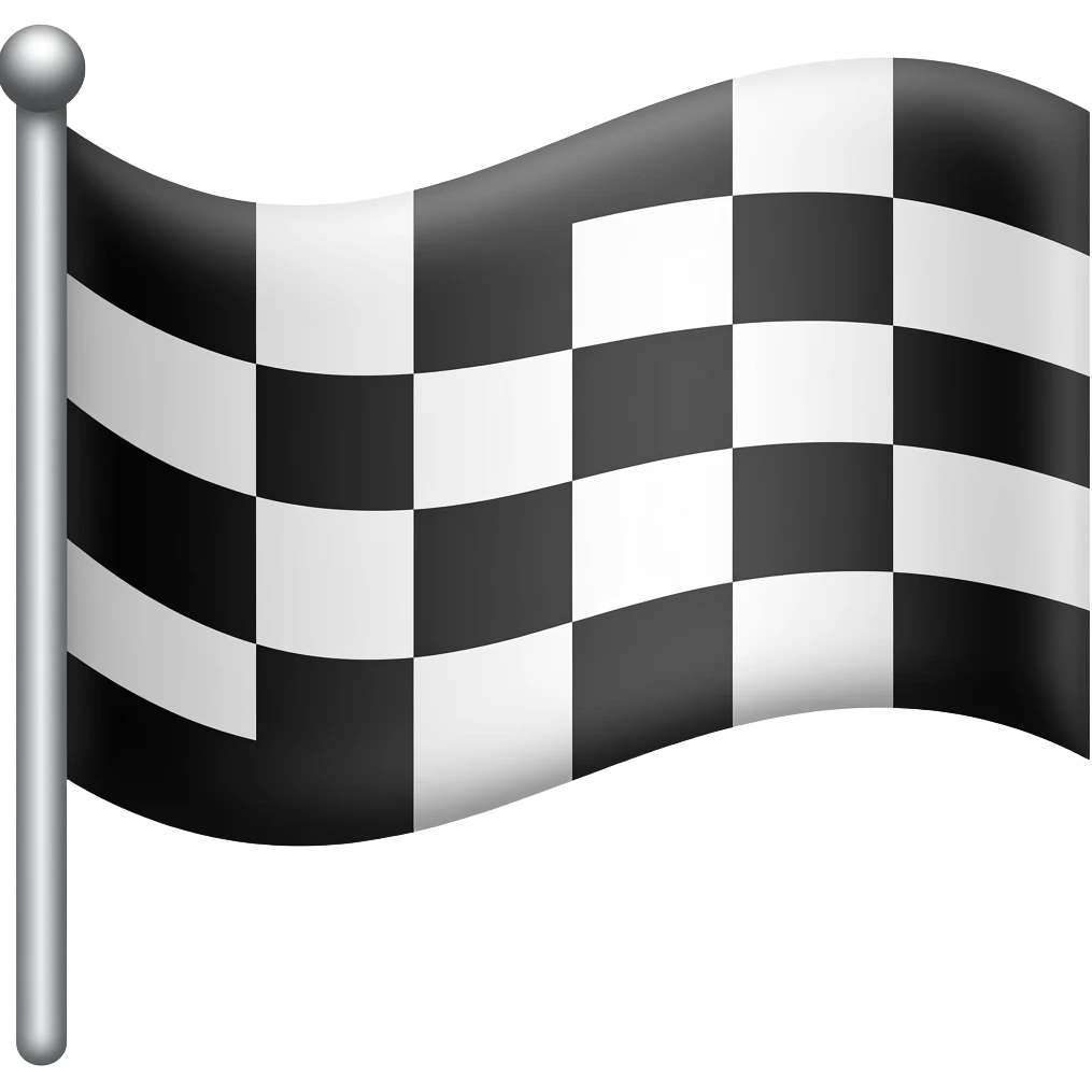 Chequered Flag emoji