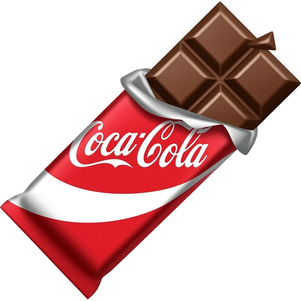 cola chocolate bar emoji