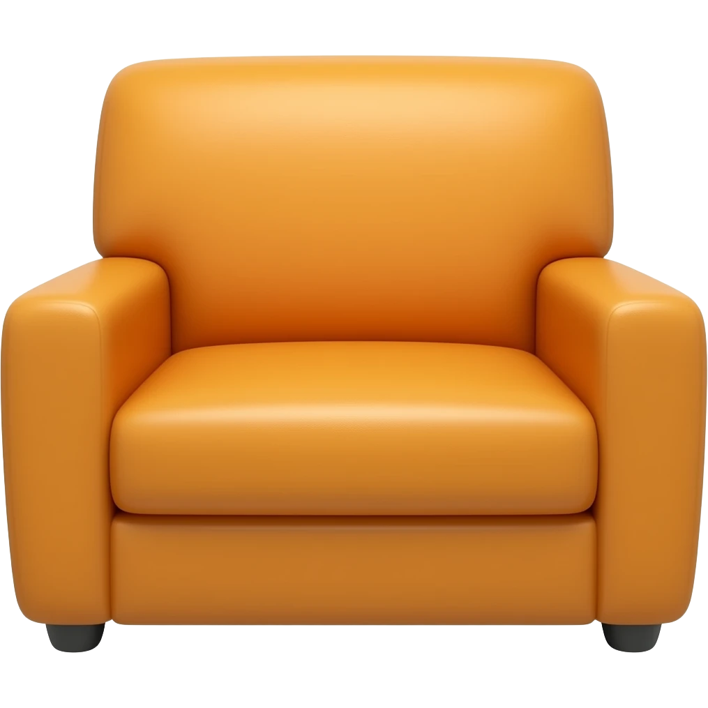 orange couch emoji