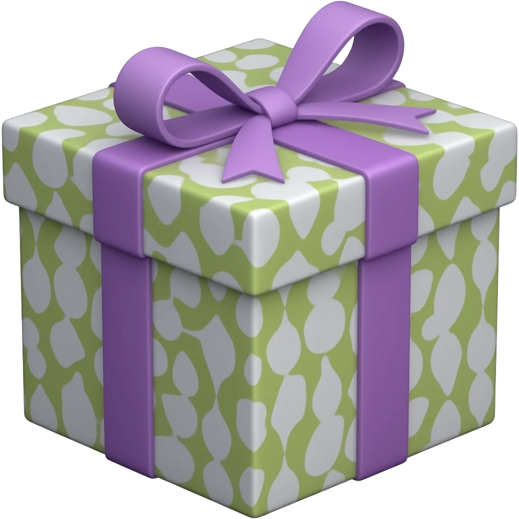 A beetlejuice gift box emoji