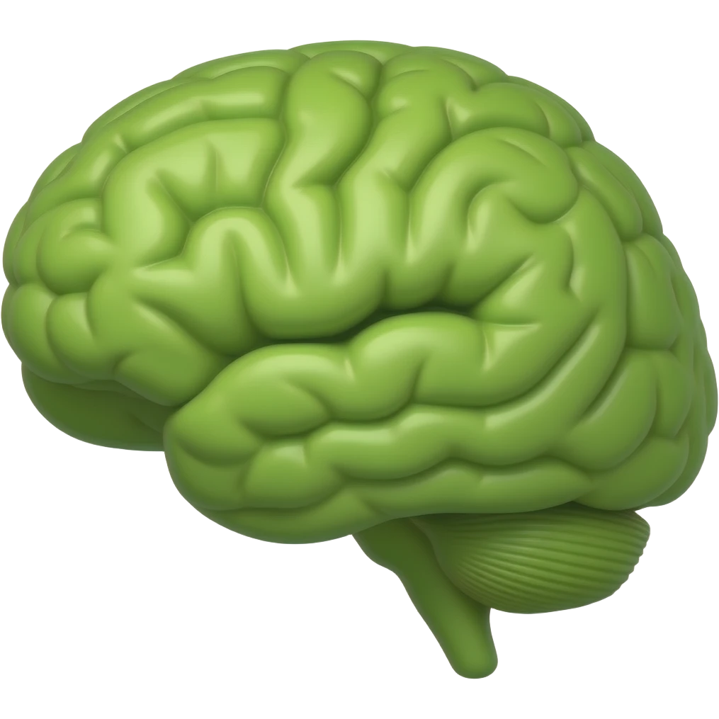 green brain emoji