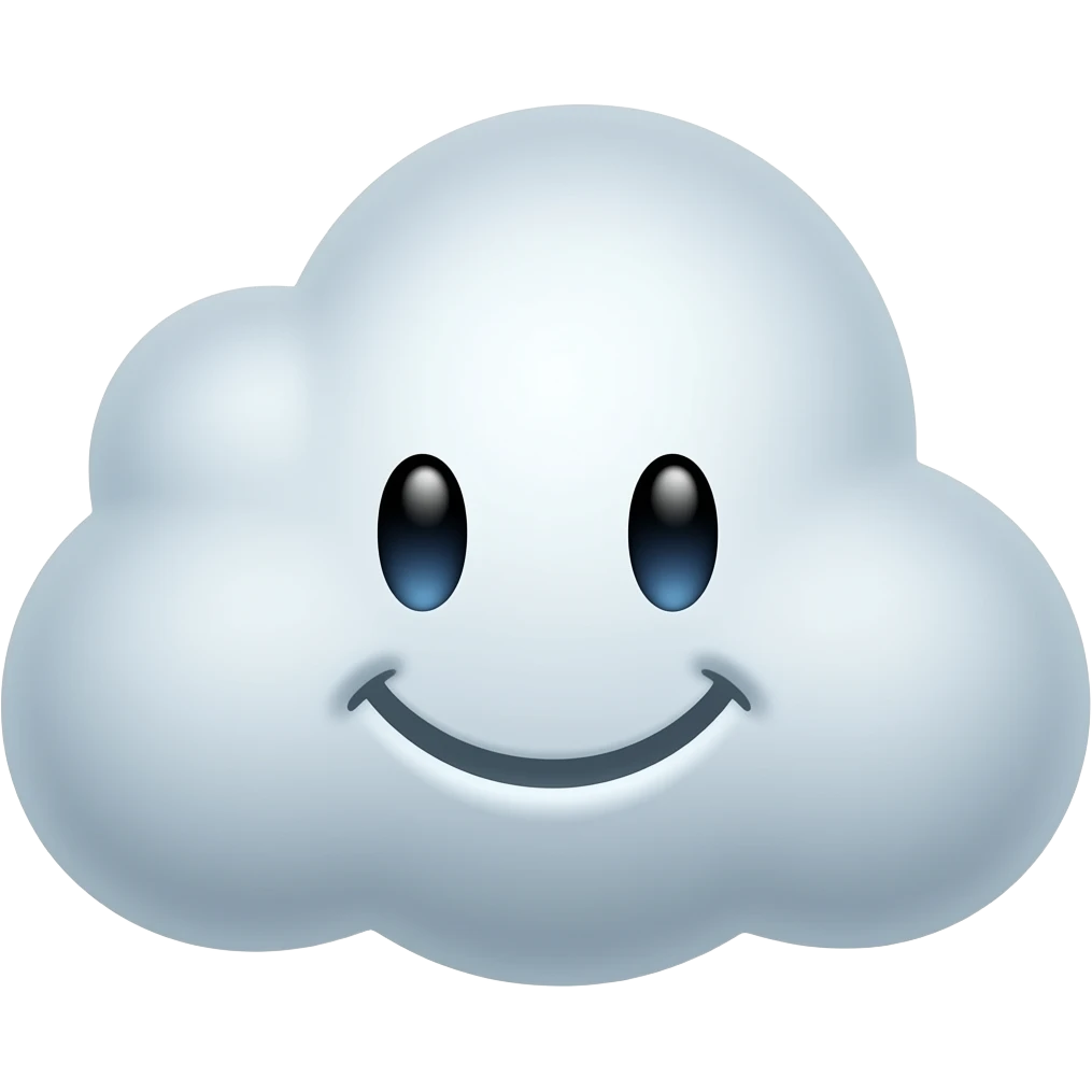 smiling cloud emoji