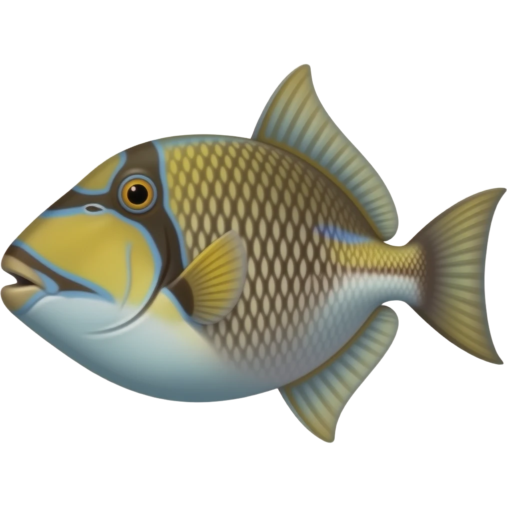 Crown triggerfish emoji