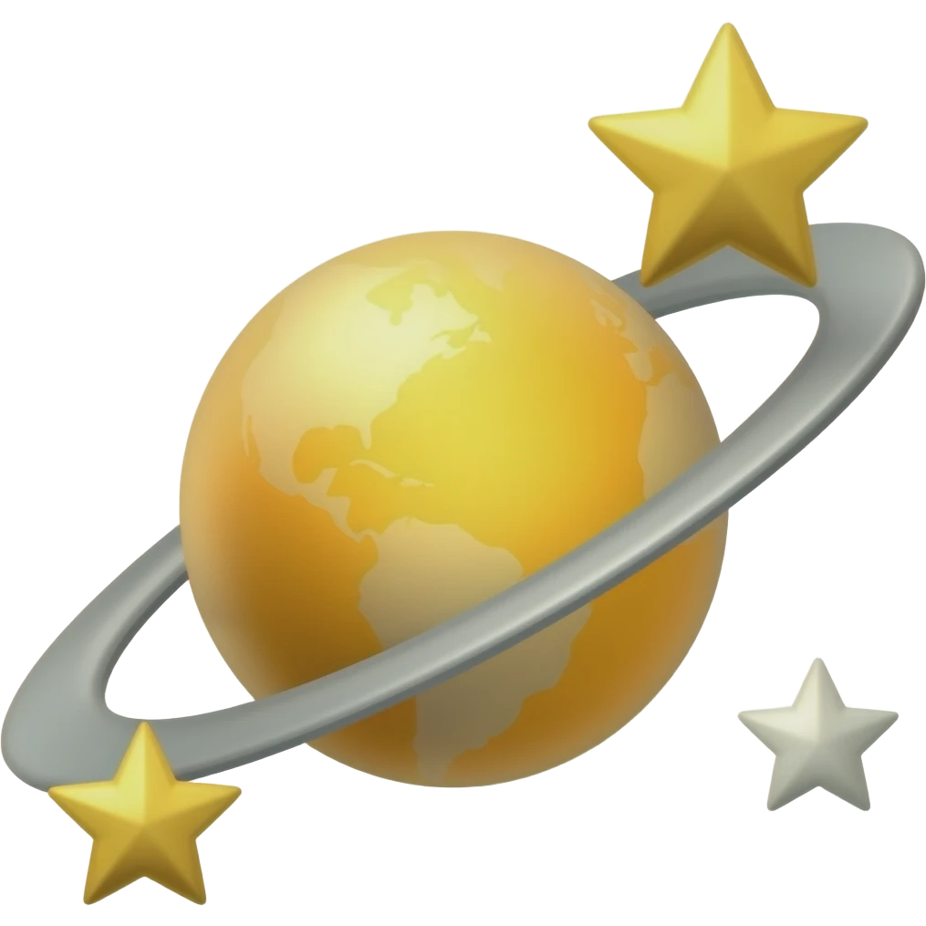 2 звезды вращаются вокруг друг друга emoji