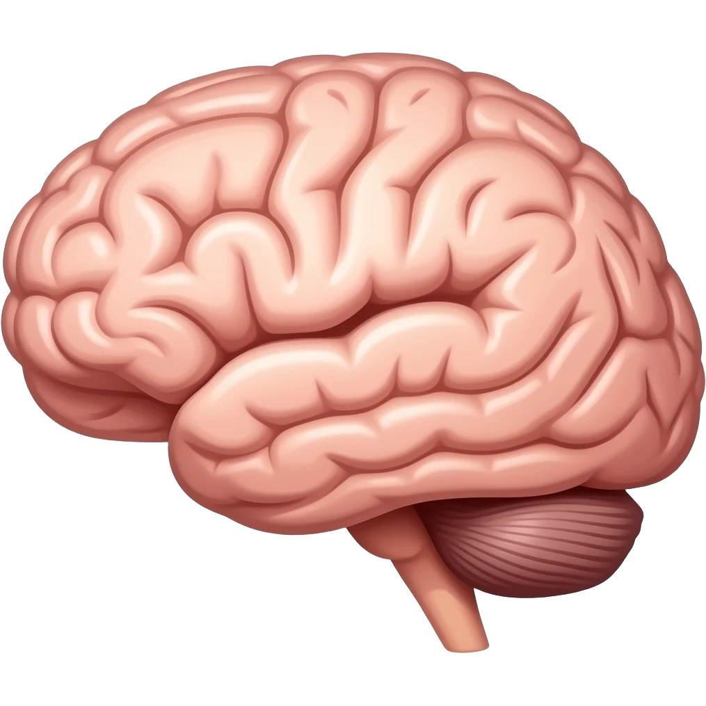 simple brain emoji emoji