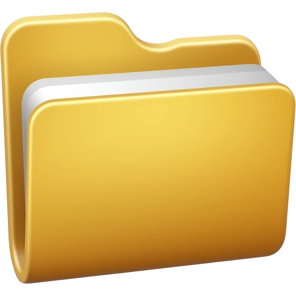 Golden file emoji