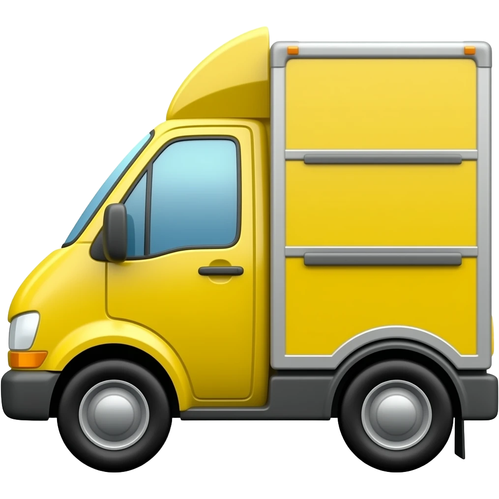 yellow delivery green emoji