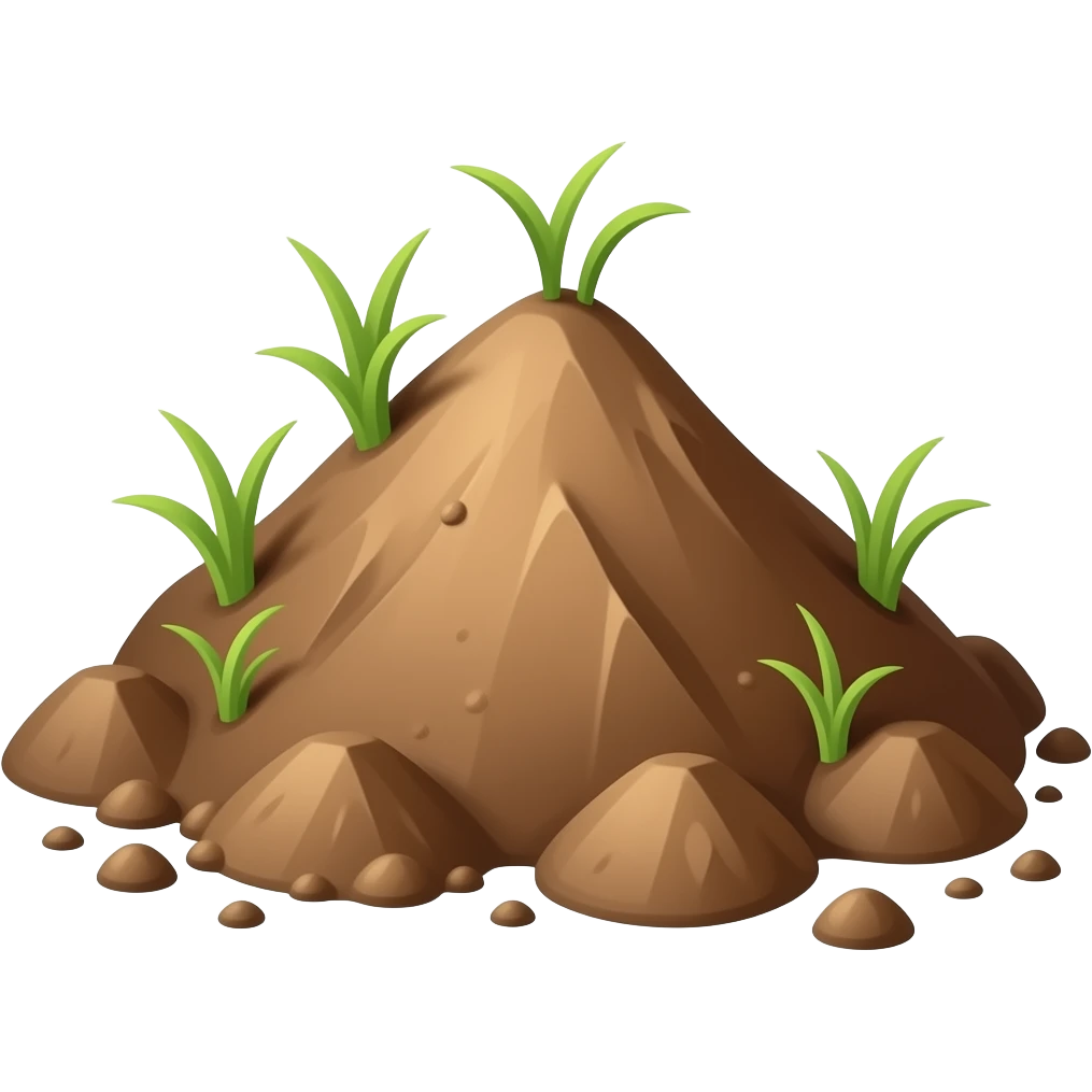dirt emoji