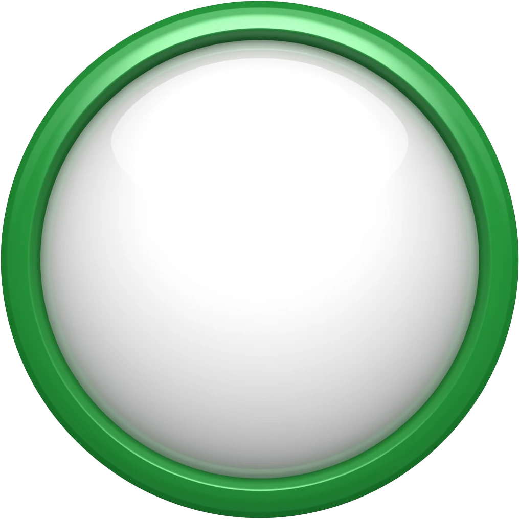 circle outline green color emoji