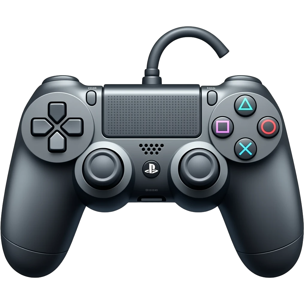 A PlayStation controller emoji